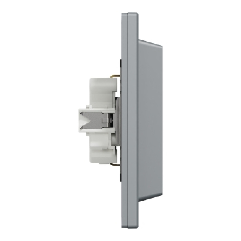 Розетка двойная с заземлением 16А Schneider Electric Сталь EPH9900162
