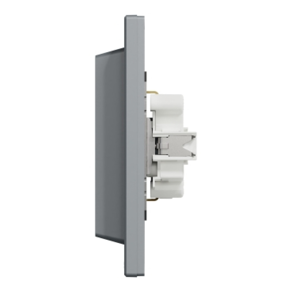 Розетка двойная с заземлением 16А Schneider Electric Сталь EPH9900162