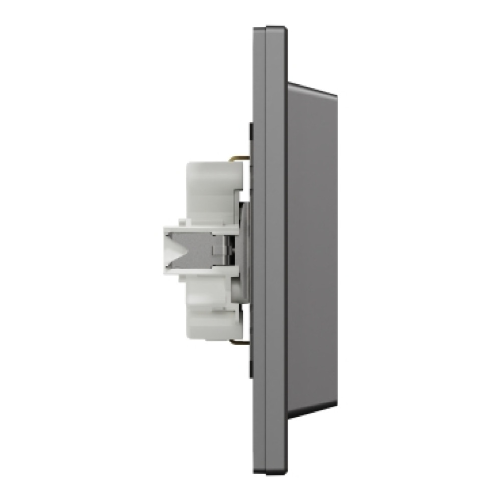 Розетка двойная с заземлением 16А Schneider Electric Антрацит EPH9900171