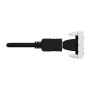 Розетка HDMI, 1 модуль білий