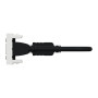 Розетка HDMI, 1 модуль білий
