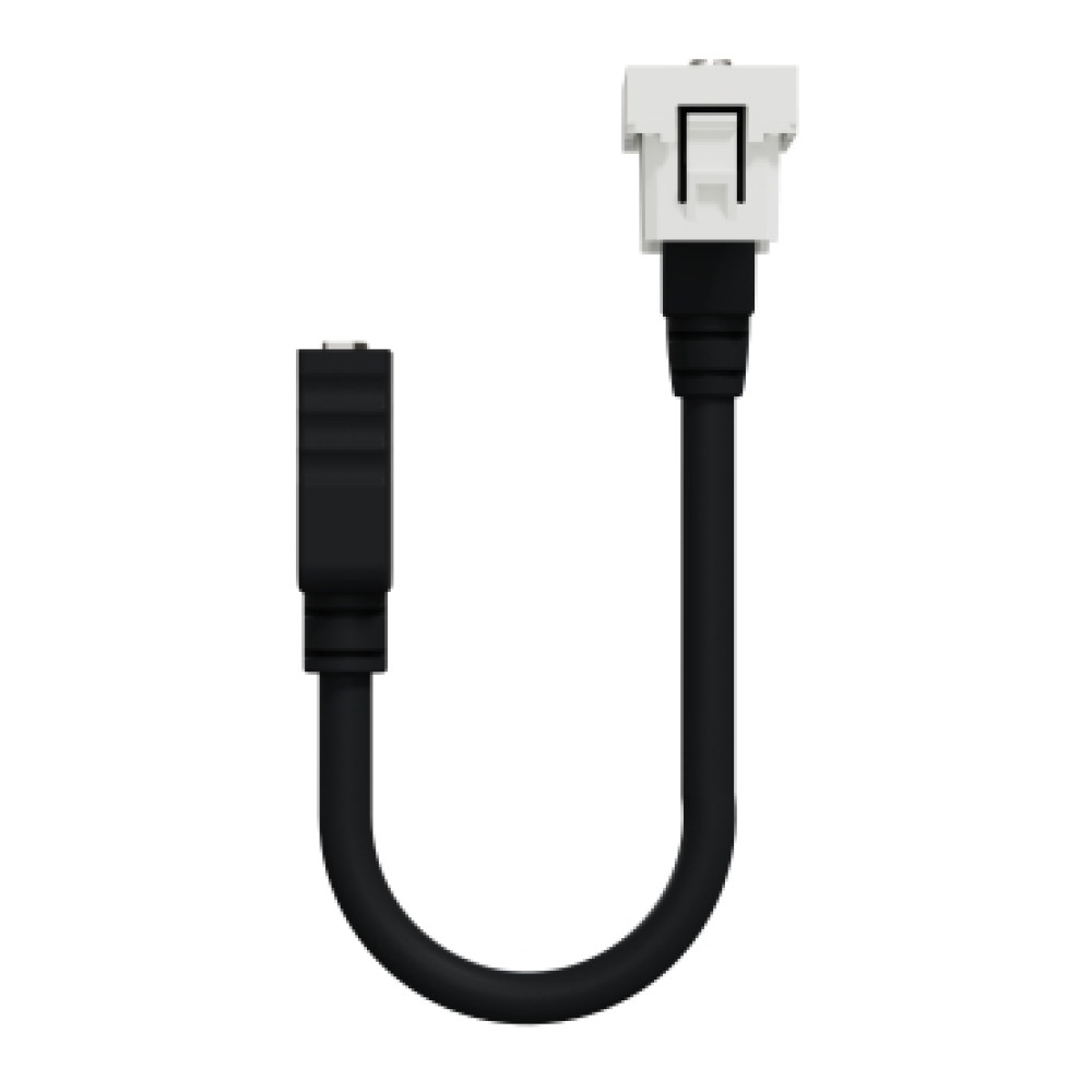 Розетка HDMI, 1 модуль білий