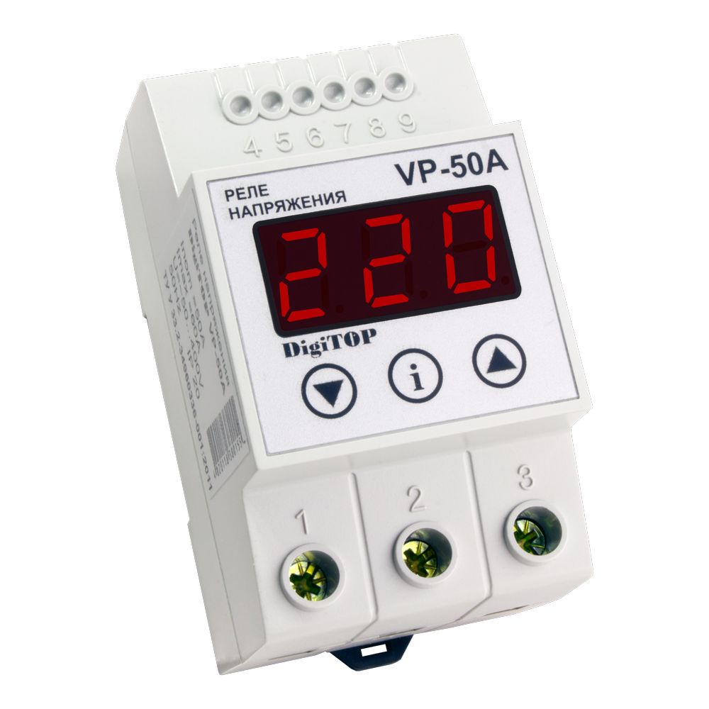 Реле контроля напряжения DigiTOP Vp-50A