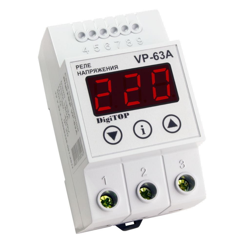 Реле контроля напряжения DigiTOP Vp-63A
