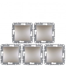 Акційна ціна! Продаж кратно 5 шт! Вимикач одноклавішний Schneider Electric Asfora 10А Бронза EPH0100169 (на даний комплект не розповсюджується накопичувальна знижка!)
