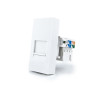 Розетка интернет RJ-45 Cat 6 Livolo, цвет белый (VL-FCCP-1WP)
