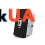Розетка USB Livolo з блоком живлення 2.1А, 5V, колір чорний (VL-C7-1USB-12)