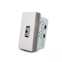 Розетка USB Livolo с блоком питания 2.1А, 5V, цвет серый (VL-FCUA-1IP)