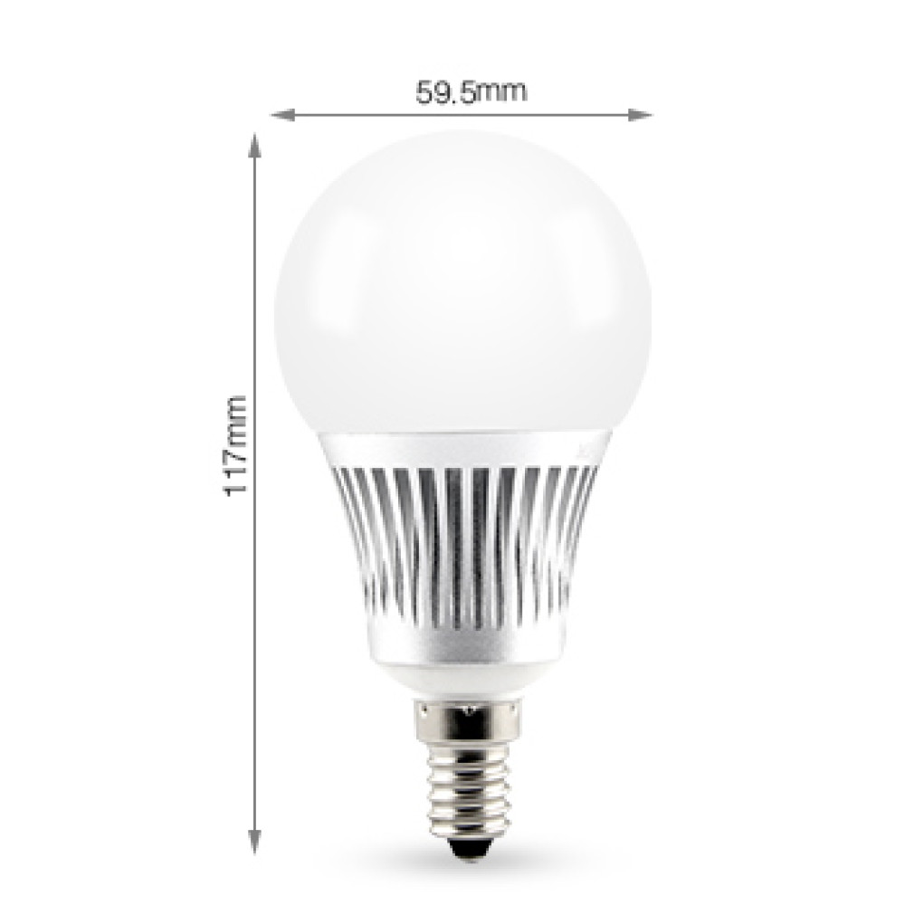 LED лампа 5 Вт, Е14, 2700K + RGB, RF 2,4 GHz дистанційне керування LL013-WW RGBW