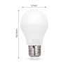 LED лампа 6 Вт, Е27, 2700K + RGB, RF 2,4 GHz дистанційне управління Mi-Light LL014-WW RGBW LED лампа 6 Вт, Е27, 2700K + RGB, RF 2,4 GHz дистанційне управління Mi-Light LL014-WW RGBW