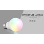 LED лампа 6 Вт, Е27, 2700K + RGB, RF 2,4 GHz дистанційне управління Mi-Light LL014-WW RGBW