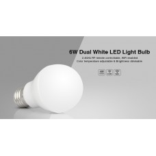 LED лампа 6 Вт, Е27, 2700-4200К, RF 2,4 GHz дистанційне управління Mi-Light LL017-CWW