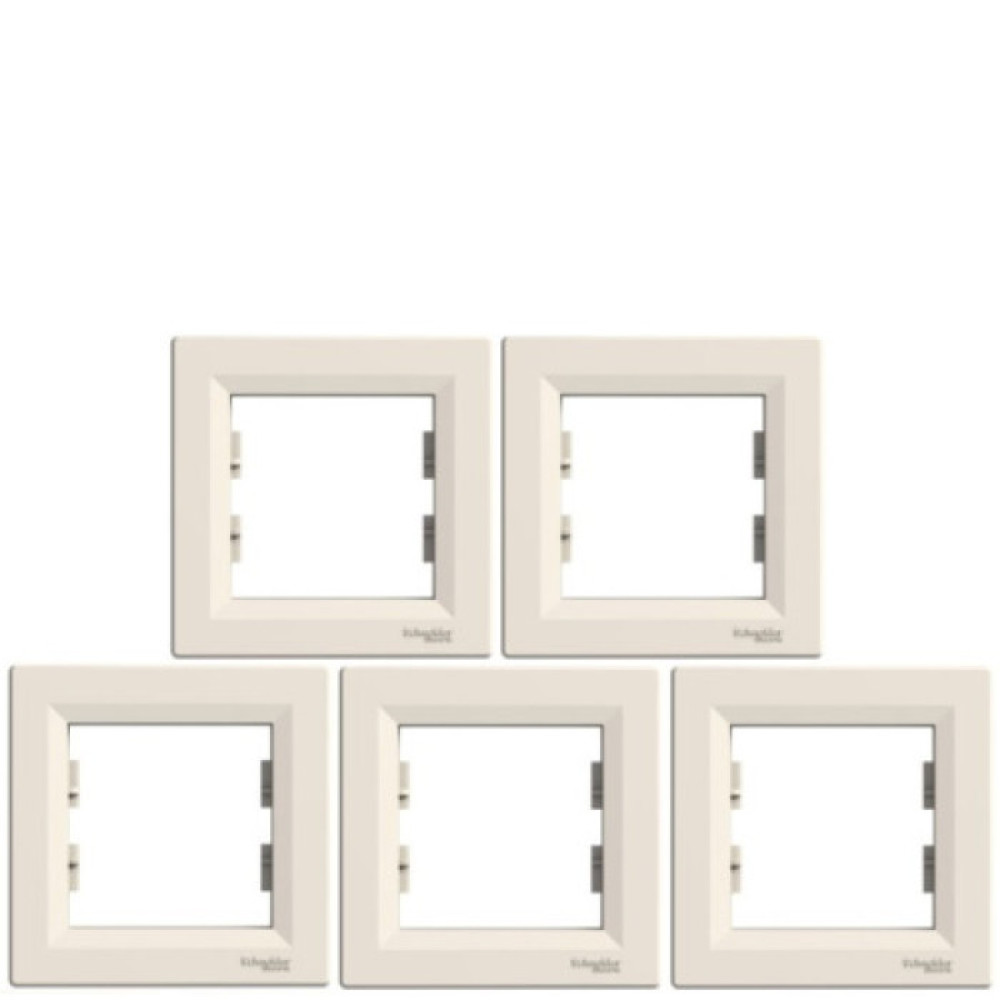 Рамка одинарная Schneider Electric Asfora слоновая кость EPH5800123 - (Цена за 5 шт)