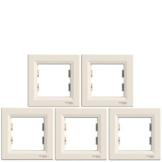 Рамка одинарная Schneider Electric Asfora слоновая кость EPH5800123 - (Цена за 5 шт)