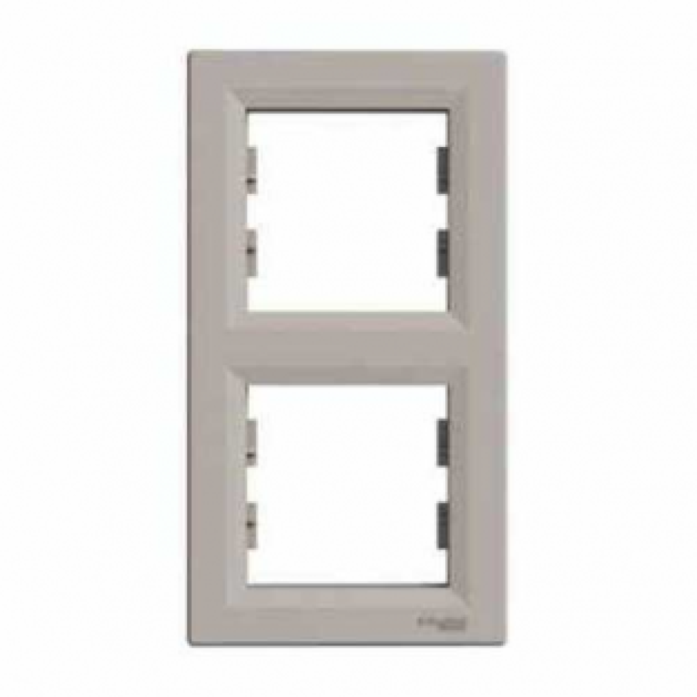 Рамка 2-х кратная Schneider Electric Asfora вертикальная Бронза EPH5810269