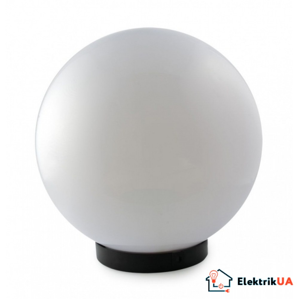 Кулька діаметр 200 білий Lemanso PL2103 макс. 40W + база з E27