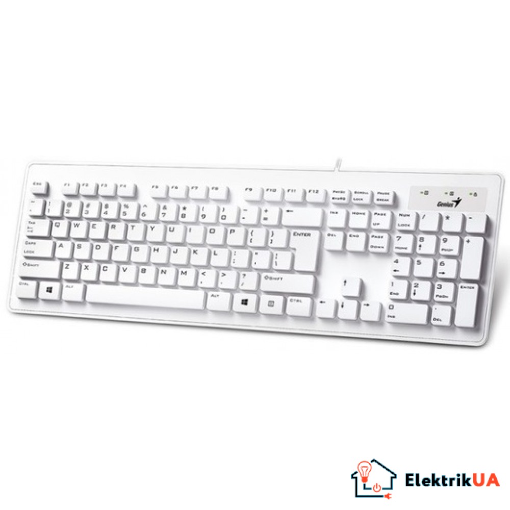 Клавіатура Genius SlimStar 130 White RU