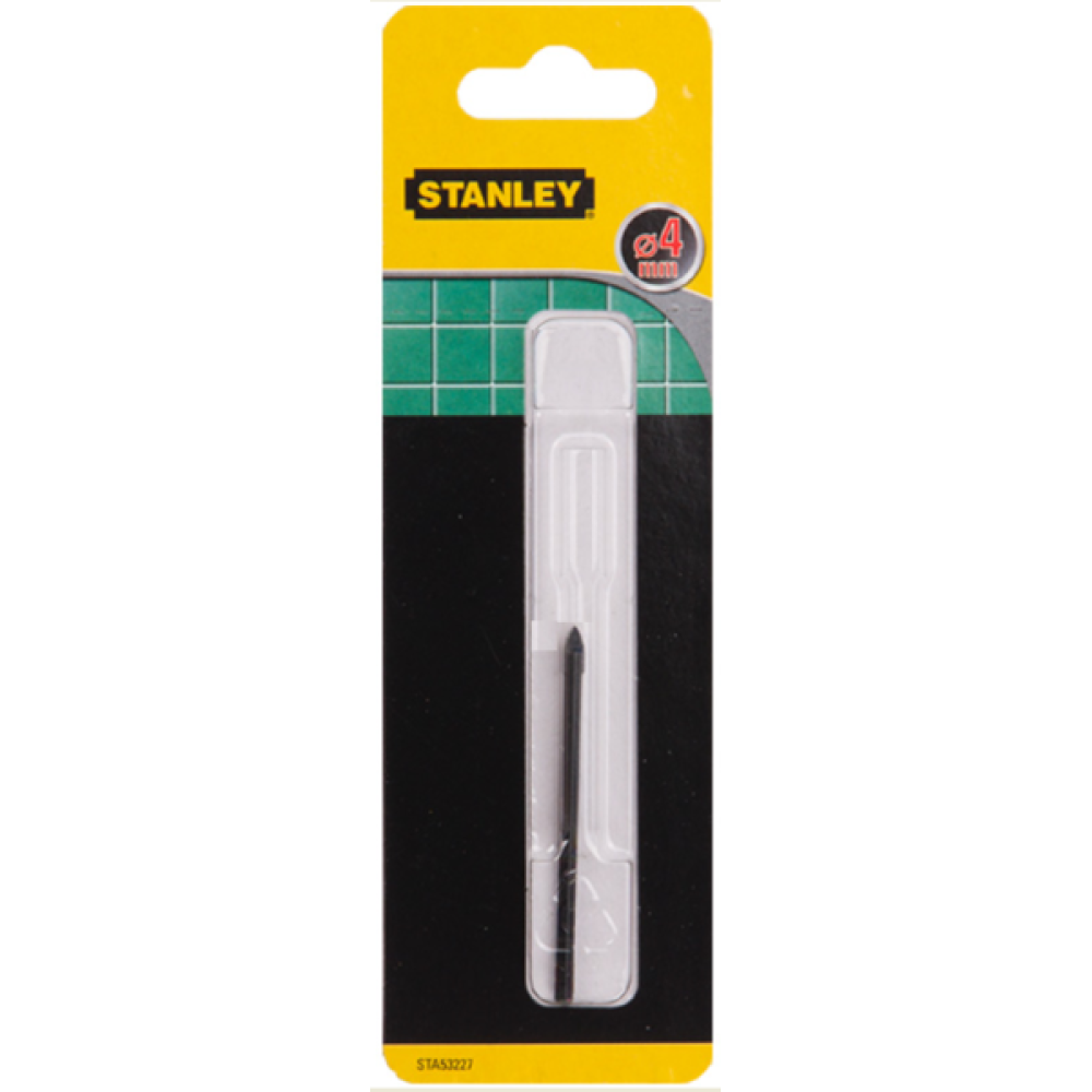 Сверло по плитці, склу Stanley d = 4мм, 64мм.