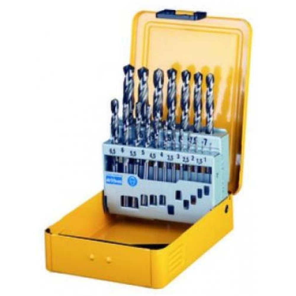 Набор сверел по металлу Dewalt HSS-R 19шт, d=1-10мм.