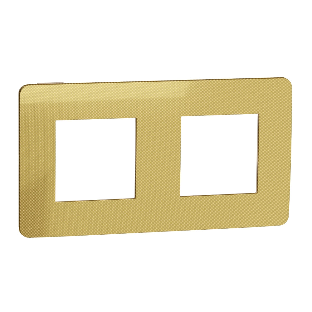 Рамка 2-постова, Золото/бежевий