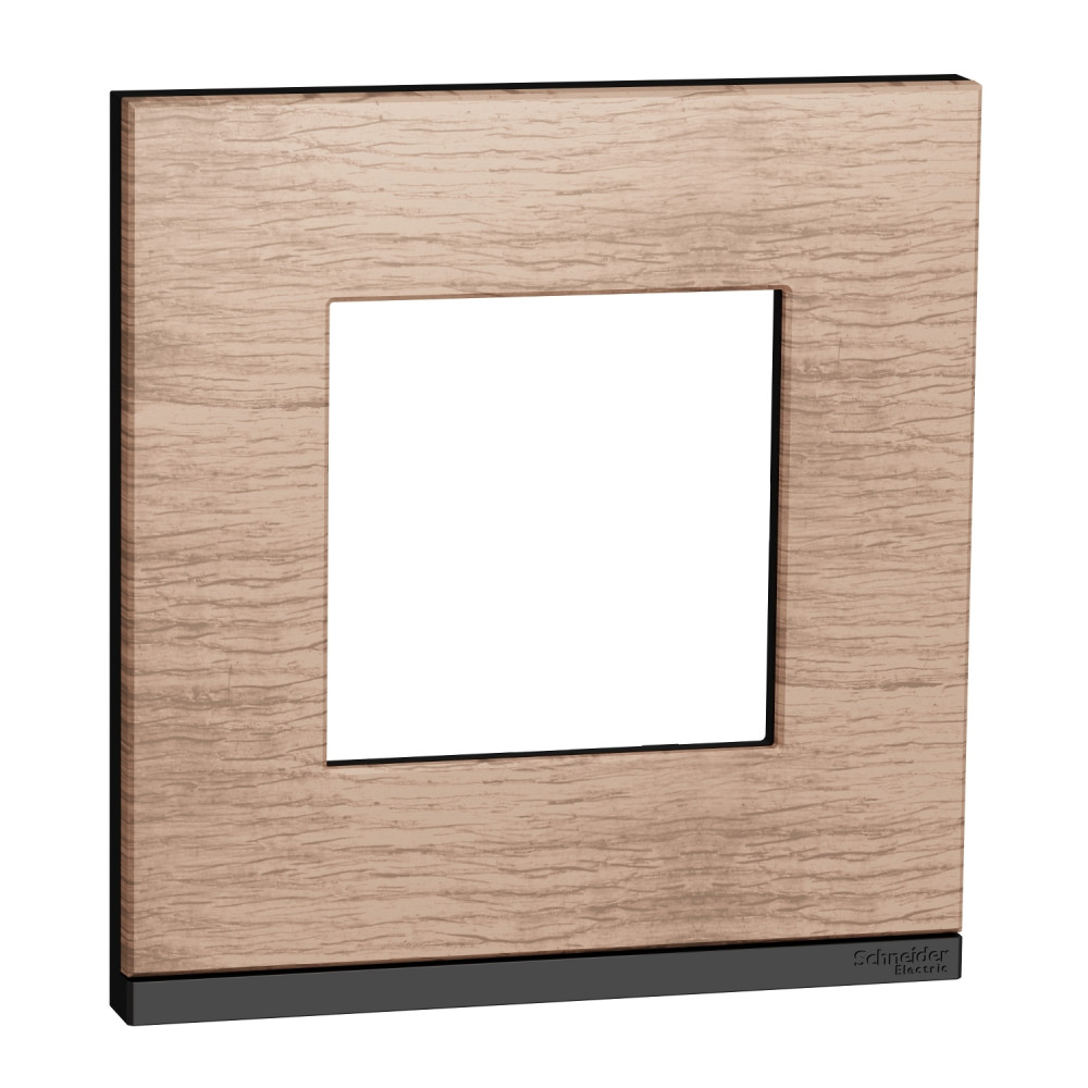 Рамка 1-постова, горизонтальна, Дуб/антрацит