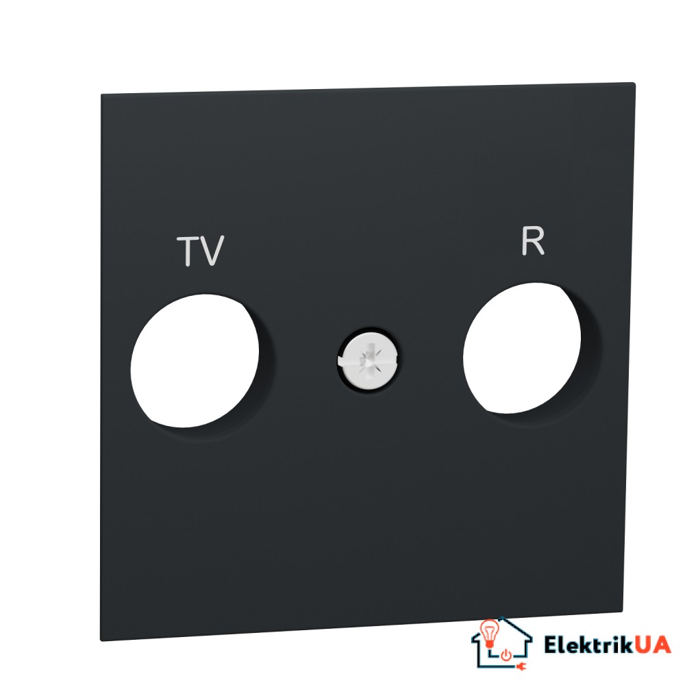 Центральна плата розетки TV/FM антрацит