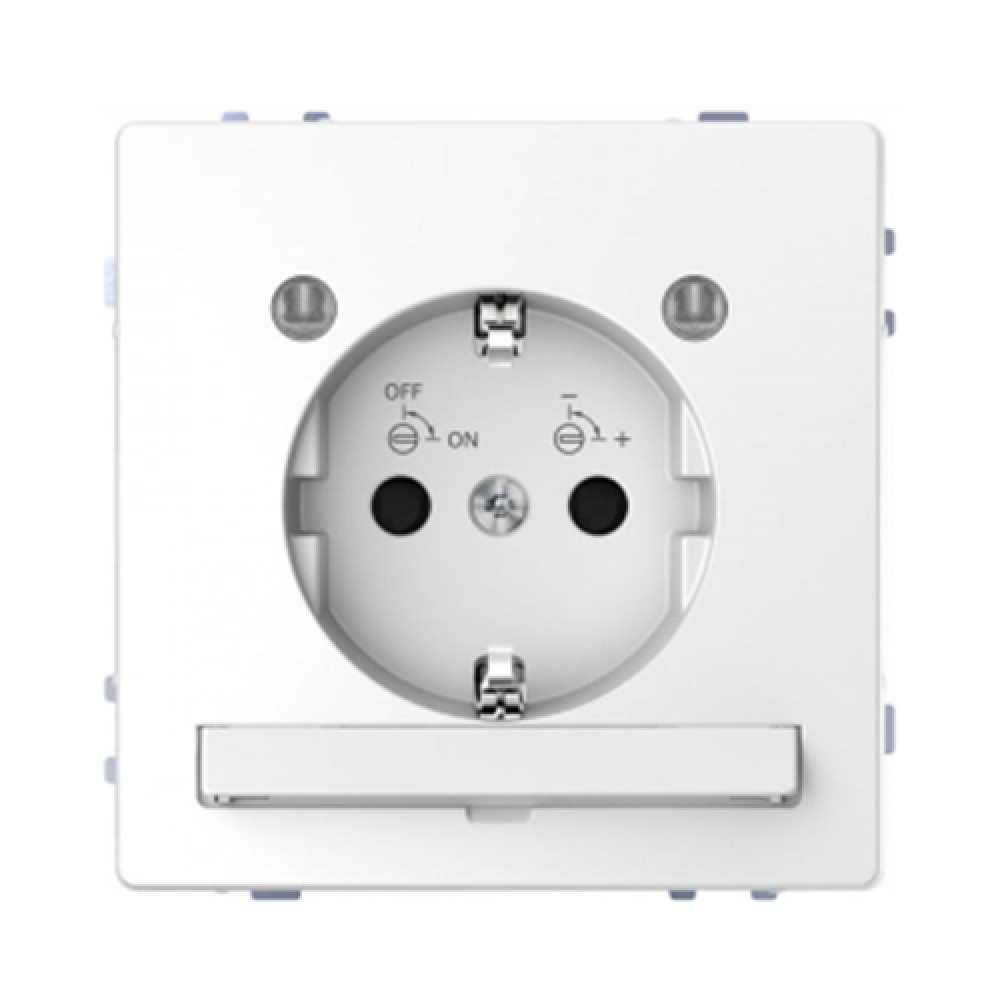 Розетка з LED модулем Merten D-Life (із заземленням) Білий лотос (MTN2304-6035)