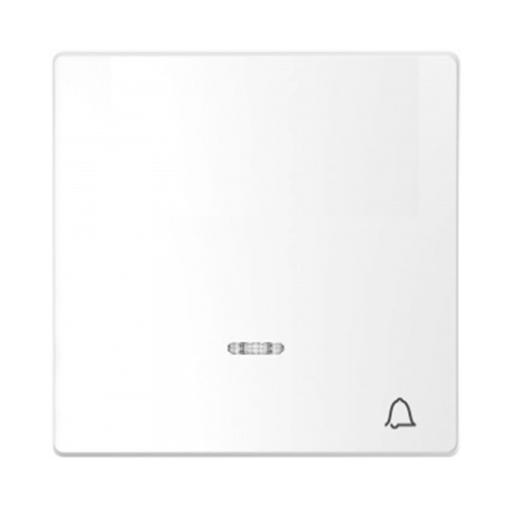 Кнопка дзвінка з підсвічуванням Merten D-Life Білий лотос (MTN3325-6035)