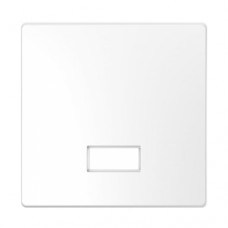 Кнопка з полем для символу Merten D-Life Білий лотос (MTN3350-6035)