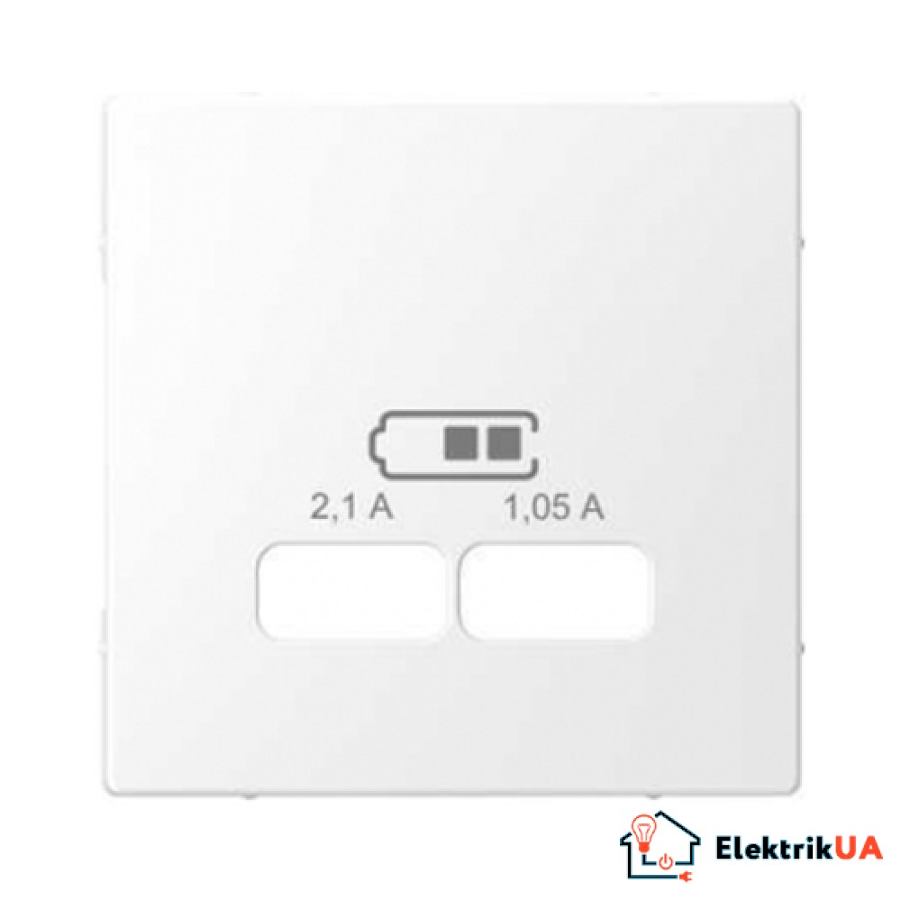 Панель розетки USB Merten D-Life Білий лотос (MTN4367-6035)