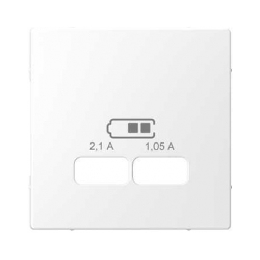 Панель розетки USB Merten D-Life Белый лотос (MTN4367-6035)