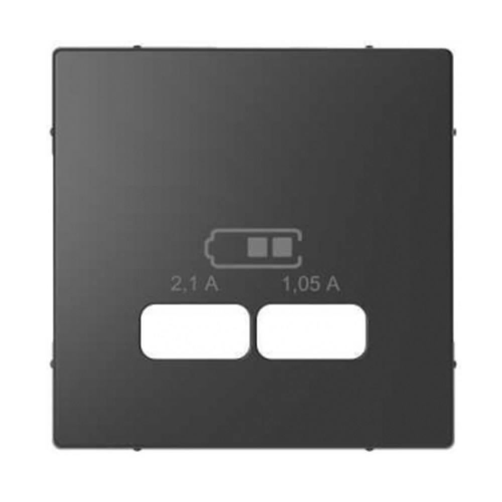 Панель розетки USB Merten D-Life Антрацит (MTN4367-6034)