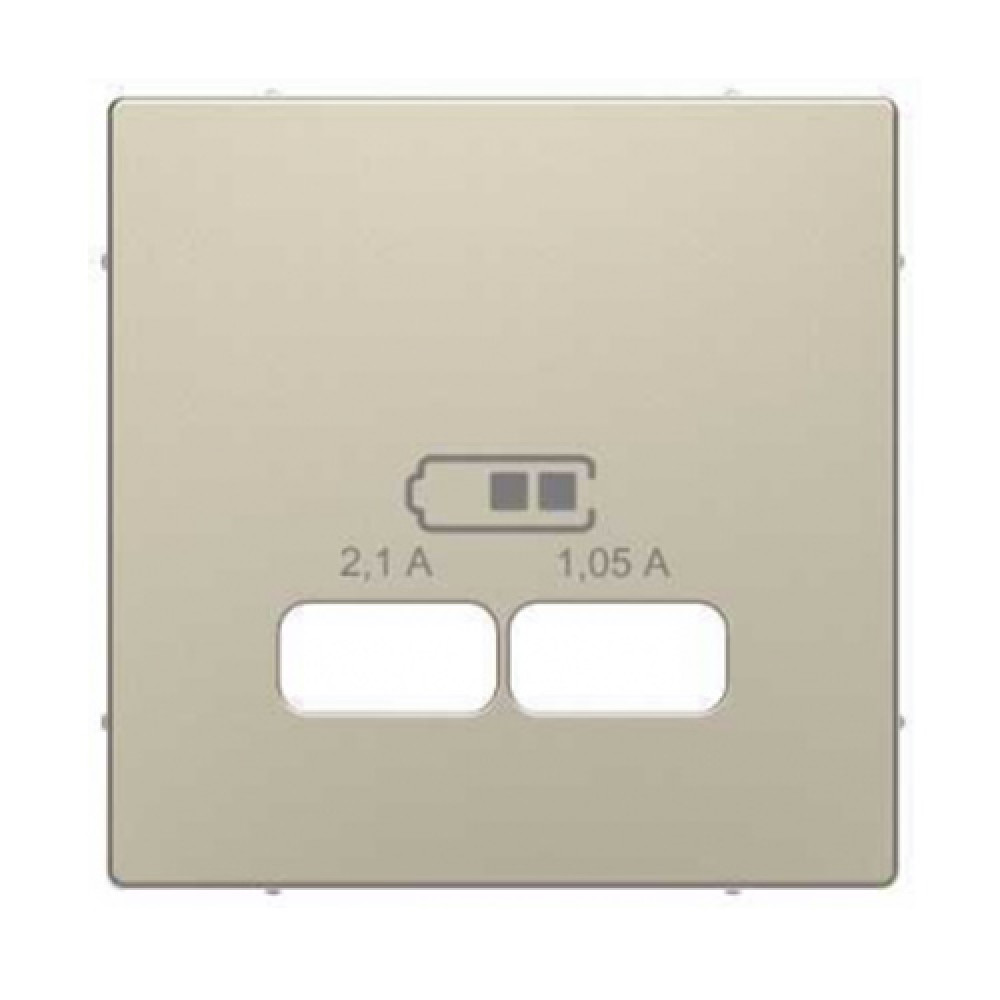 Панель розетки USB Merten D-Life Сахара (MTN4367-6033)