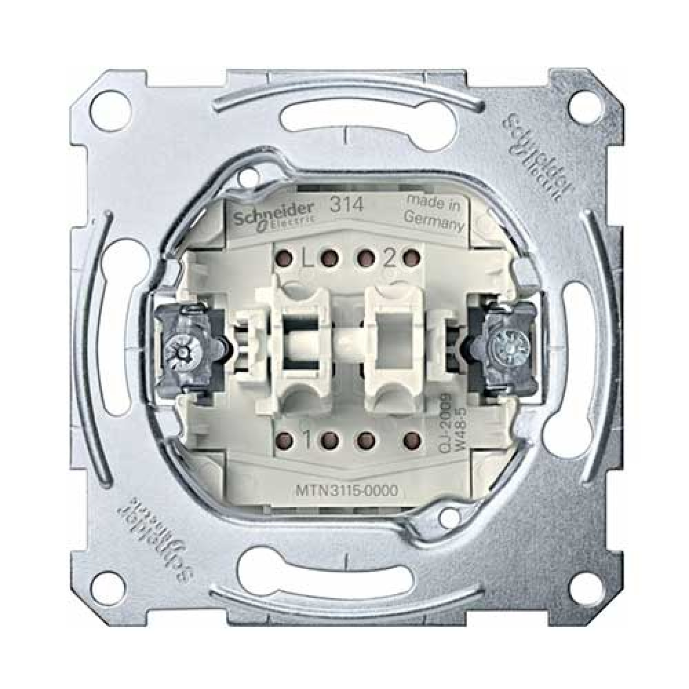 Механизм двухклавишного выключателя Merten D-Life (MTN3115-0000)