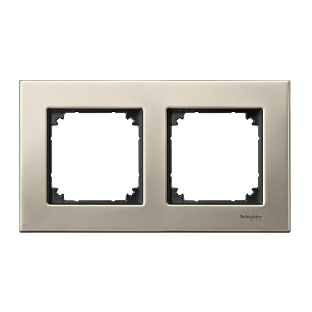 Двойная рамка Merten M-Elegance Титан (MTN403205)