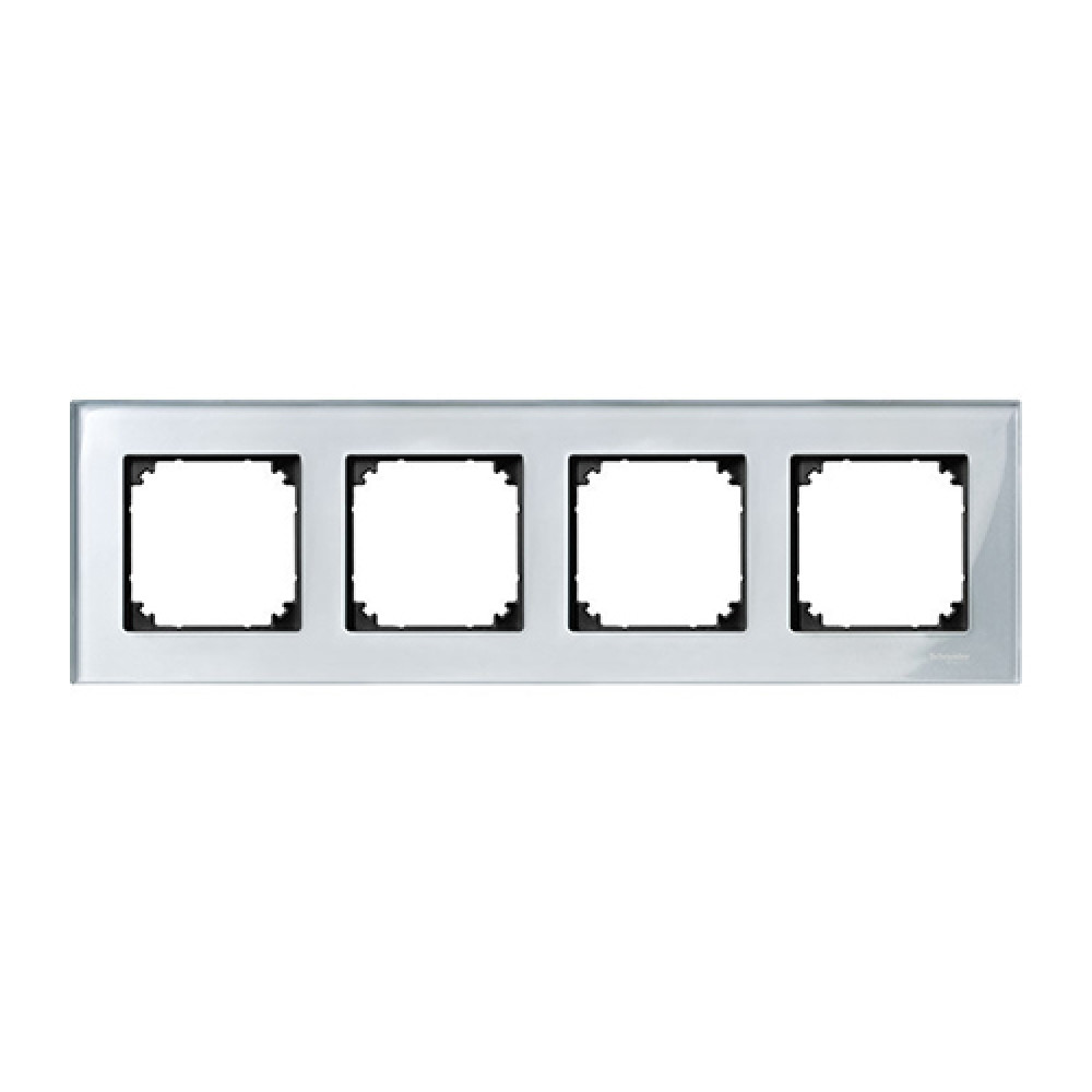 Четверная рамка Merten M-Elegance Алмаз (MTN4040-3260)