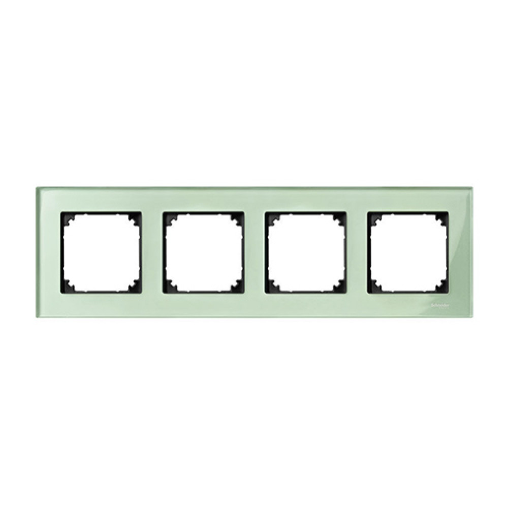 Четверная рамка Merten M-Elegance Изумруд (MTN404404)
