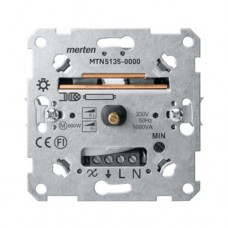 Механизм светорегулятора поворотно-нажимного 60-1000 Вт (RL) Merten D-Life (MTN5135-0000)