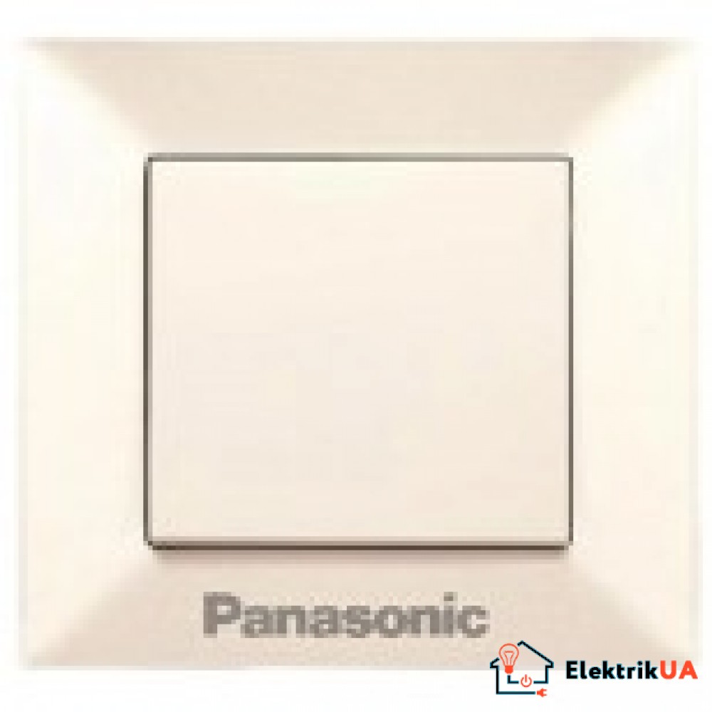 Вимикач Panasonic Arkedia Slim одноклавішний кремовий