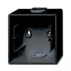 Коробка накладного монтажу 1 місце ABB Basic55 Чорний шато (1701-95-507)