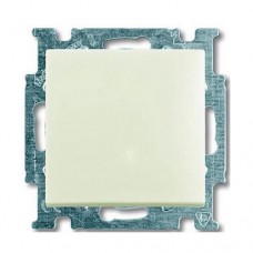 Вимикач одноклавішний прохідний ABB Basic55 10A Білий шале (2006/6 UC-96-507)
