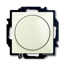 Світлорегулятор (діммер) поворотно-натиснутої ABB Basic55 60-400 ВА Білий шале (2251 UCGL-96-507)