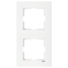 Подвійна вертикальна рамка VIKO Karre Білий (90960221)