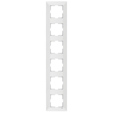 Шістка вертикальних рамок VIKO Meridian Білий (90979006)