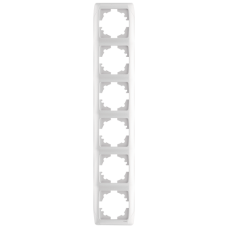 Шестірна вертикальна рамка VIKO Carmen Білий (90571006)