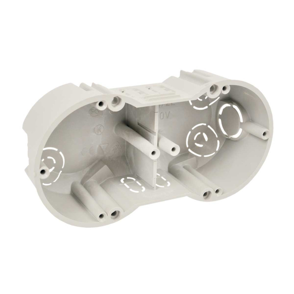 KP 64/2 KA Коробка приладова, дворазова 142х70х45