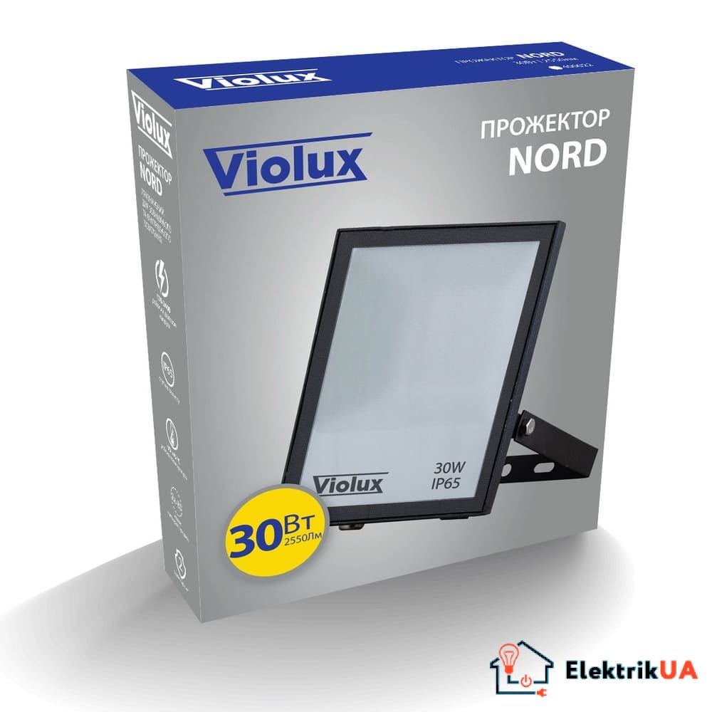 Прожектор LED Violux NORD 30W SMD 6000K 2550lm IP65