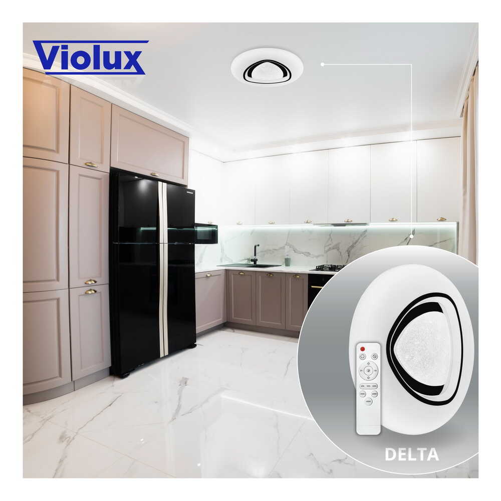 Світильник LED smart DELTA+пульт 60W 3000-6000K IP20 круг