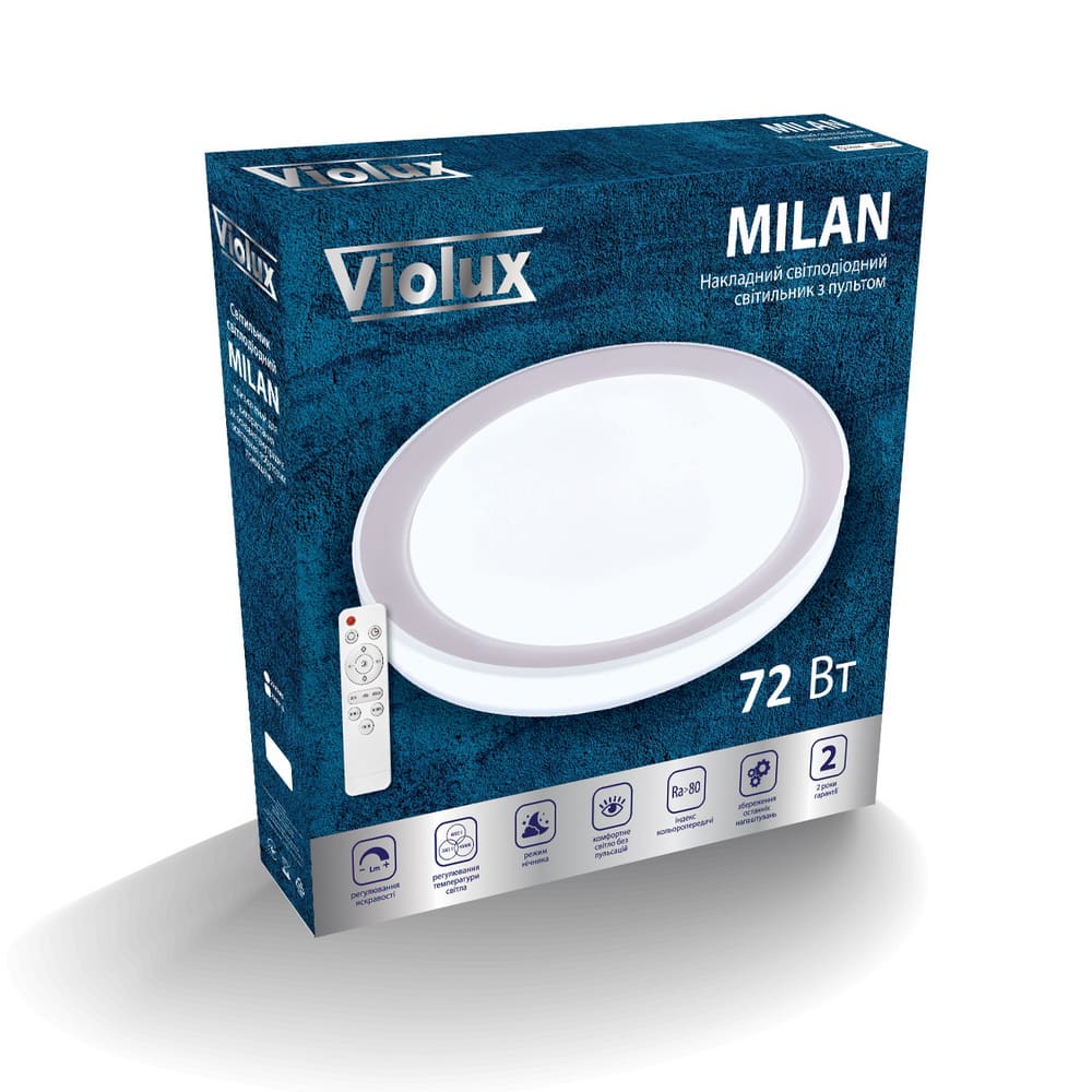 Светильник LED smart MILAN + пульт 72W 3000-6000K IP20 круг