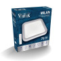 Светильник LED smart MILAN + пульт 72W 3000-6000K IP20 квадрат